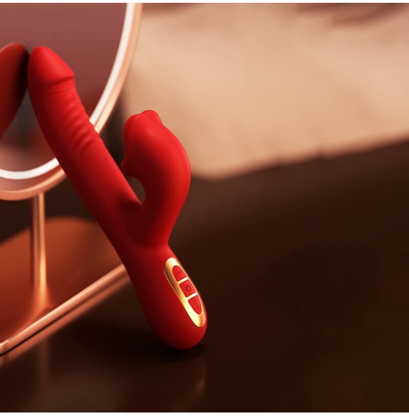 MizzZee - LipsJoy Automatic Thrusting Tongue Licking Vibrator (Chargeable - Red) MizzZee - LipsJoy Automatic Thrusting Tongue Licking Vibrator (Chargeable - Red)